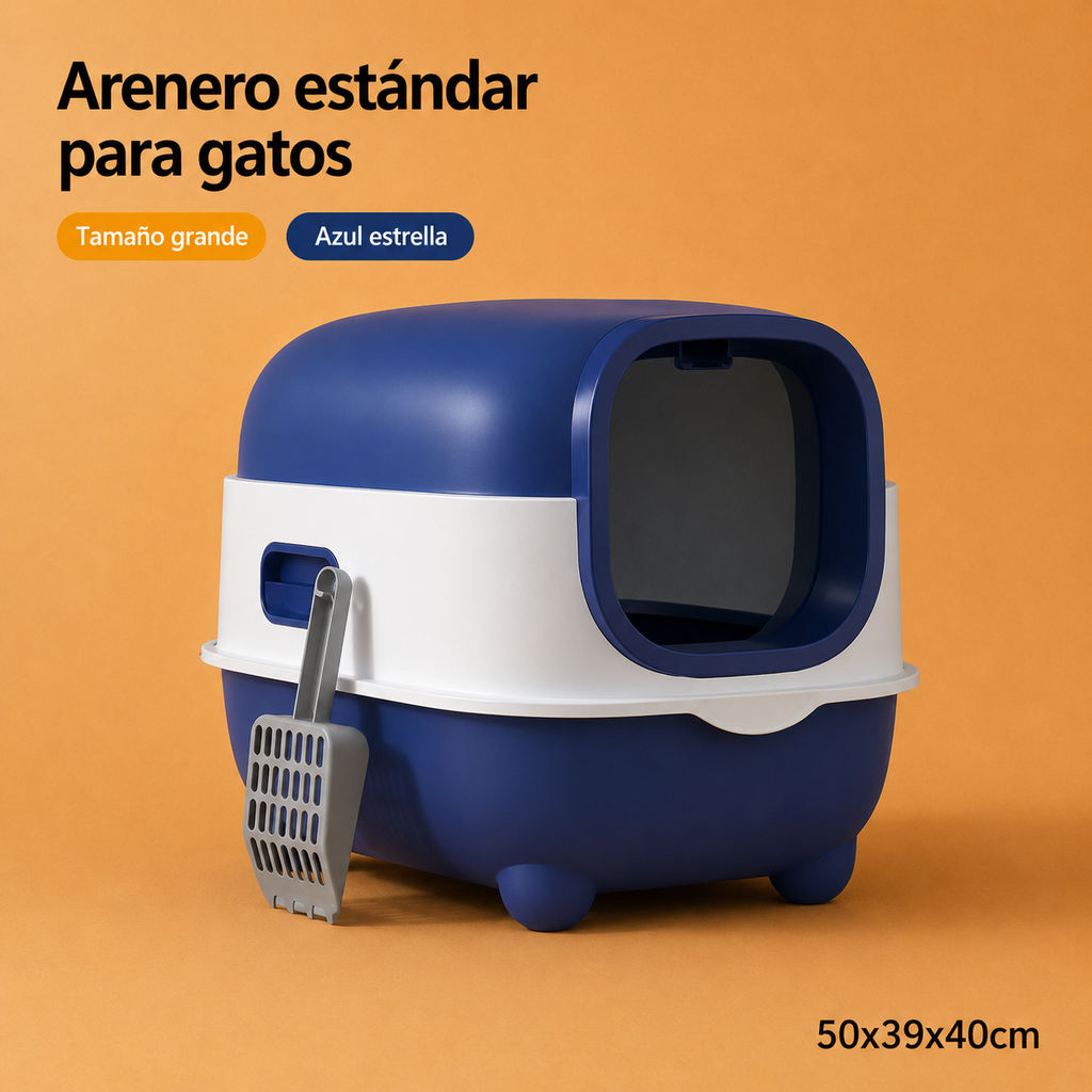 Arenero inteligente con luz UV para esterilización y control de olores