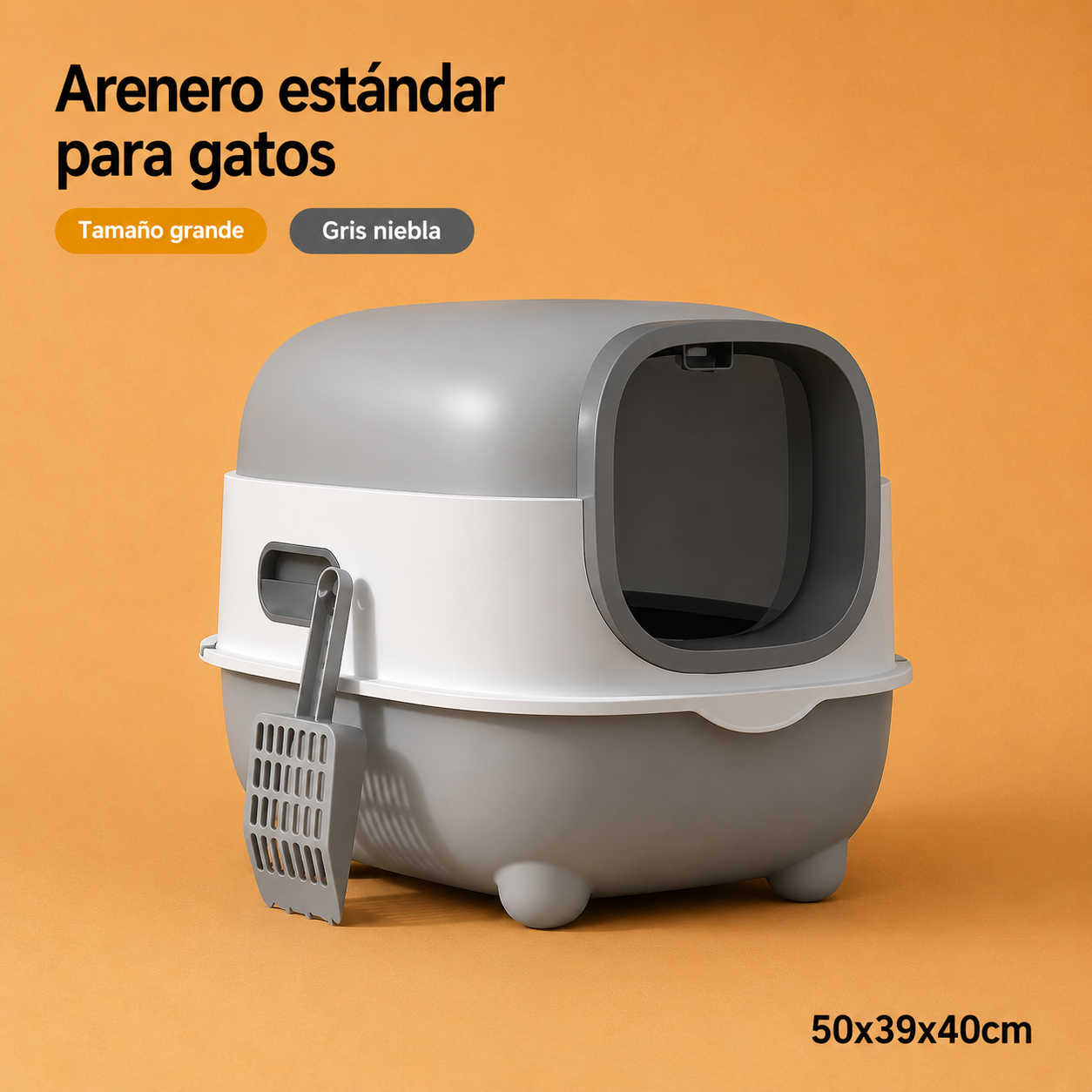 Arenero inteligente con luz UV para esterilización y control de olores