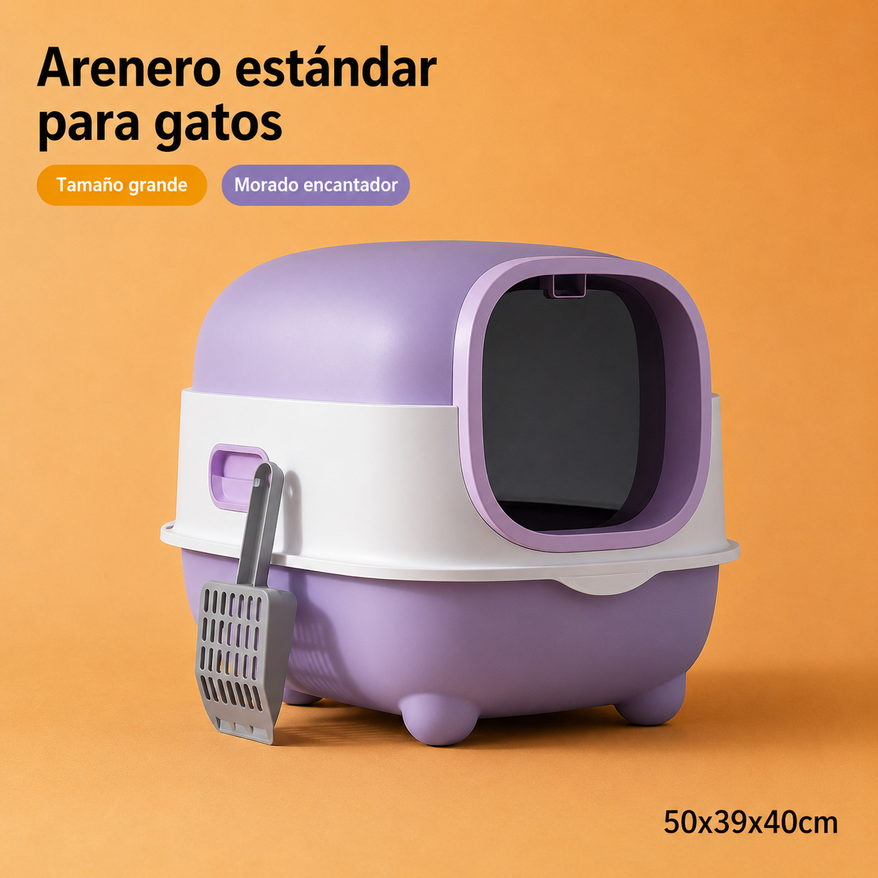 Arenero inteligente con luz UV para esterilización y control de olores
