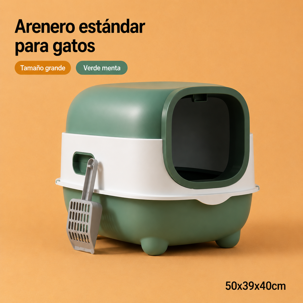 Arenero inteligente con luz UV para esterilización y control de olores